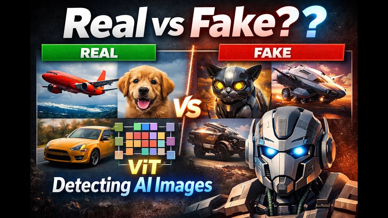 Detecting AI-Generated Images Using Vision Transformers (ViT)