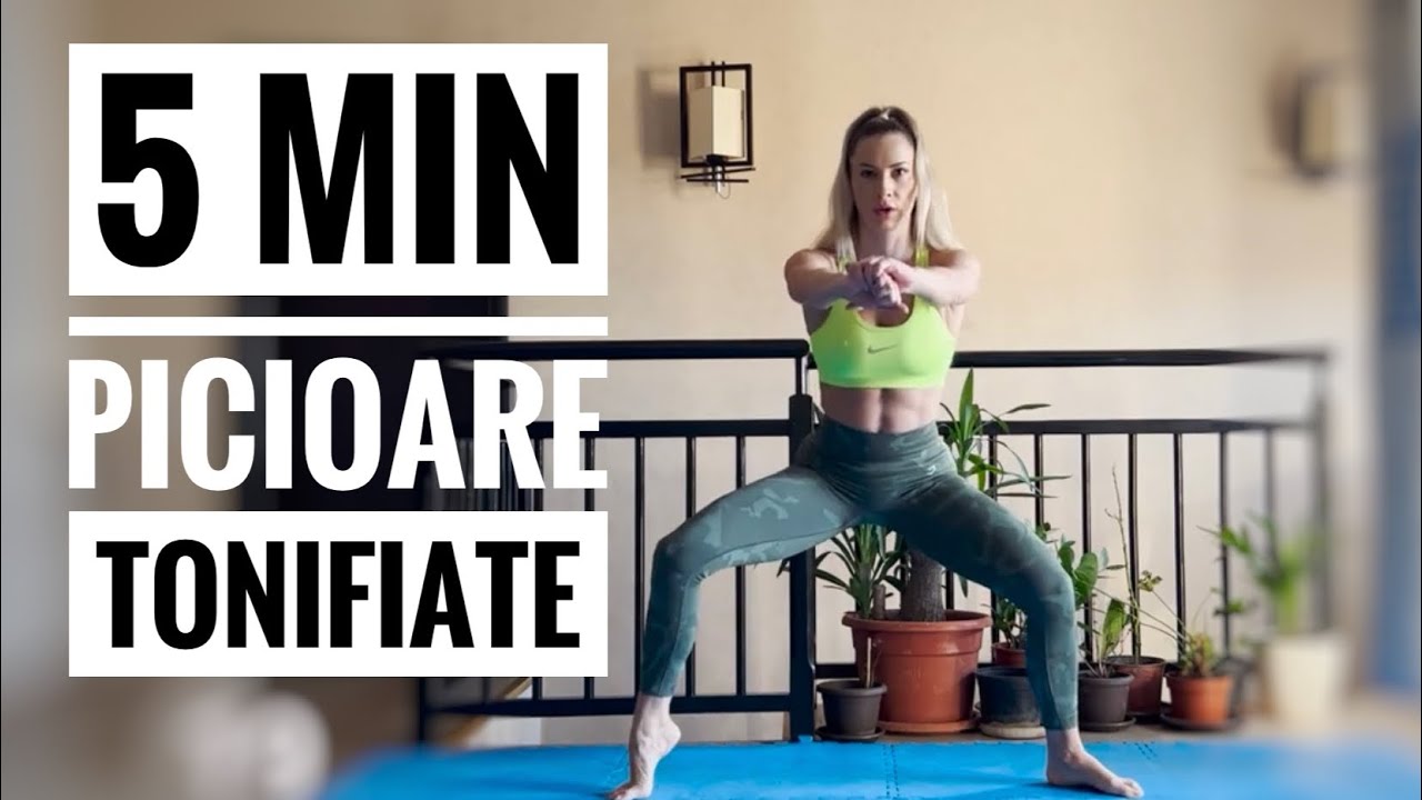 Picioare tonifiate | 5 Minute intense | Nu ai nevoie de echipament