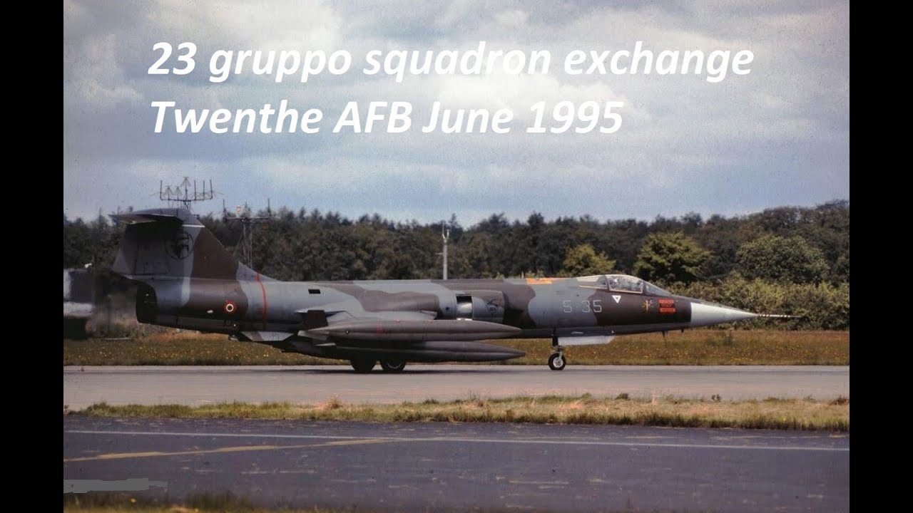 International F-104 Society - F-104S Squadron Exchange Twenthe AB 23gruppo 22-6-1995  #IFS0020