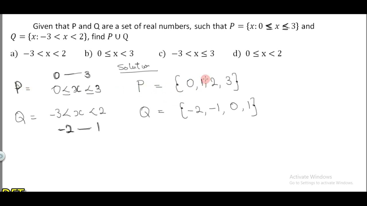 Union of Set 4