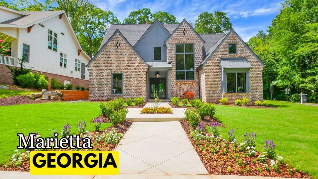 Inside a NEW 5 Bedroom, 4.5 Bath Custom Home in Historic Marietta GA | Just Northwest of Atlanta