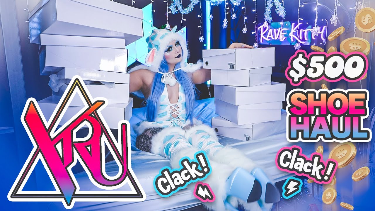 I Bought $500 Worth Of Platform Shoes ! ✧˚ · . YRU Shoes HAUL!