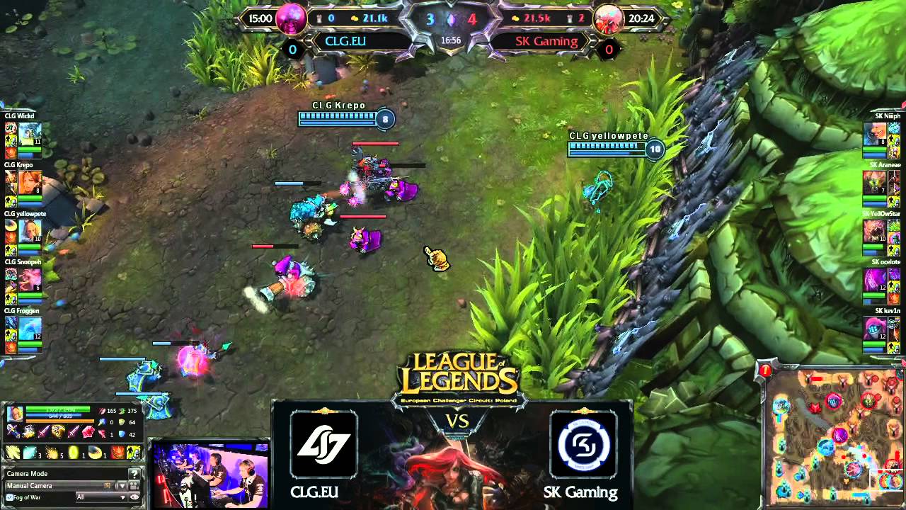 Round 1 : CLG.eu vs SK - Match 1 - LoL ECC: Poland, Warsaw 28-29.07.2012
