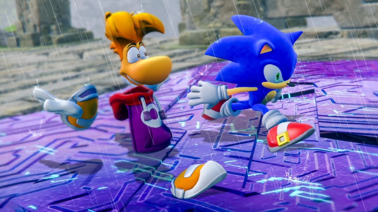 Playable Rayman in Sonic Frontiers