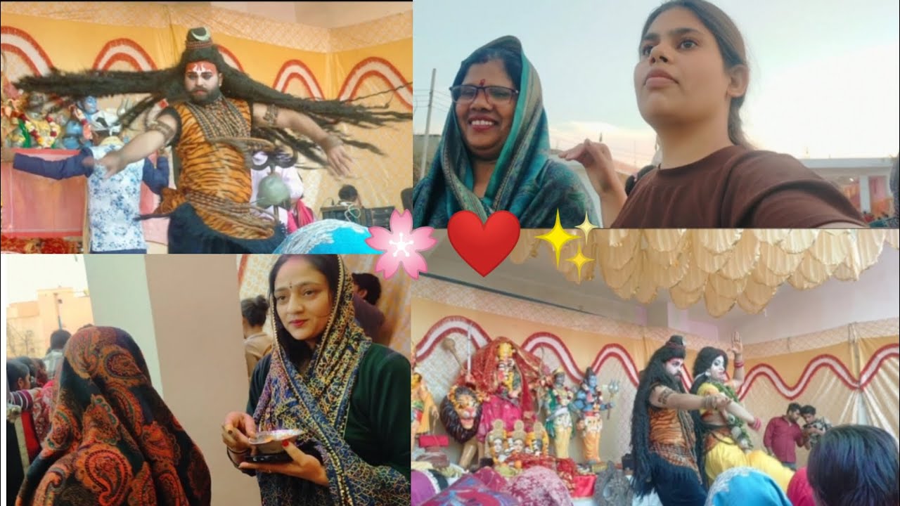 Hum gye jagran me😊 #dailyvlog #faimlyvlog 