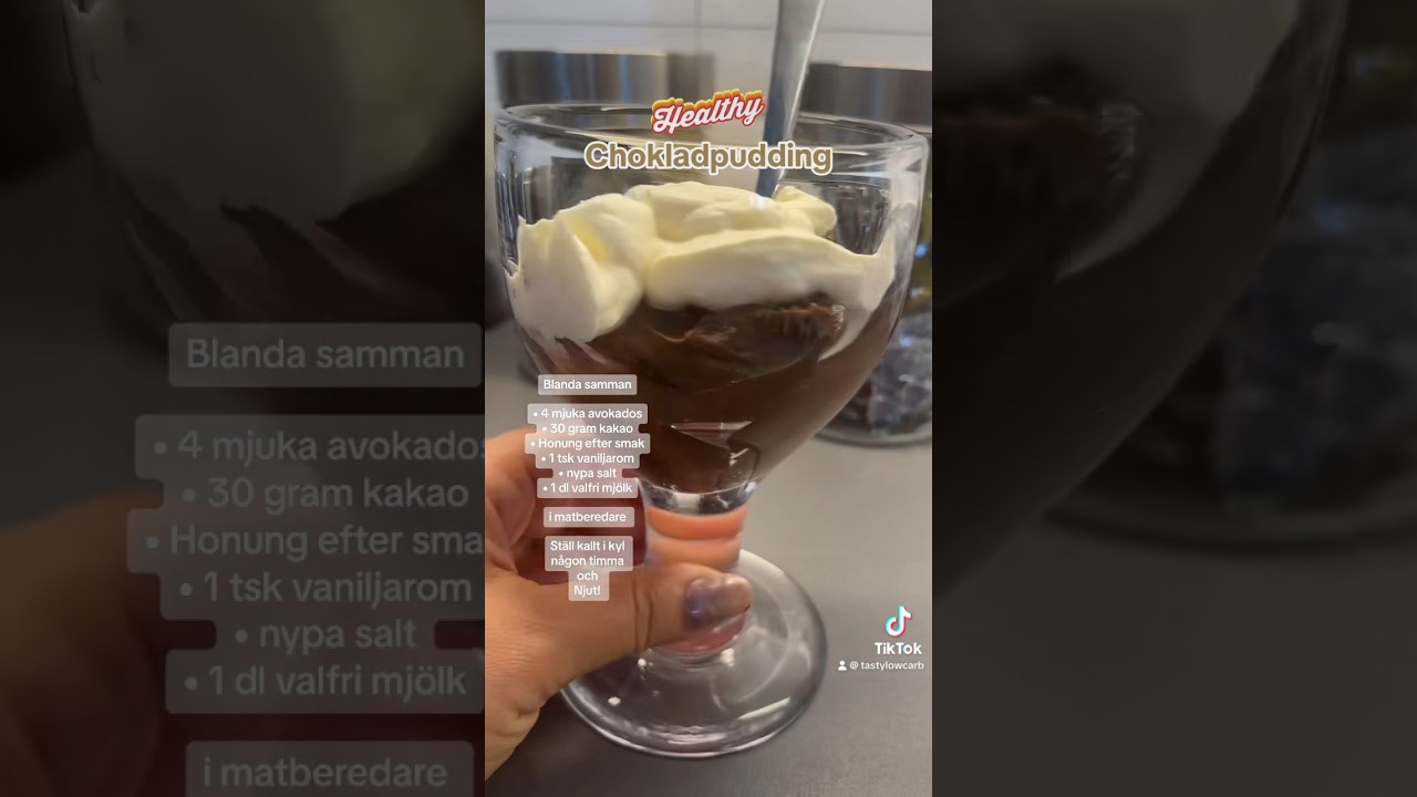 Lowcarb chocolate pudding /chokladpudding