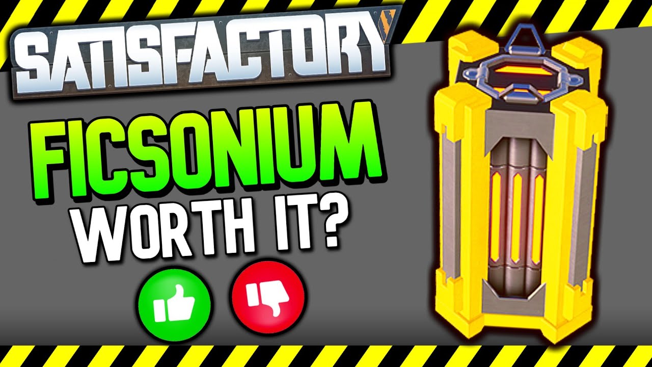 Are ‘FICSONIUM FUEL RODS’ WORTH IT in Satisfactory?