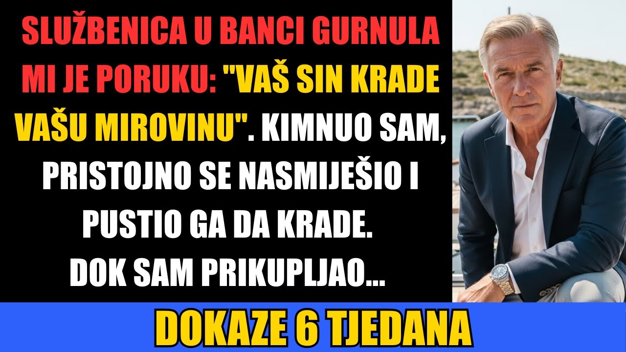 Došao sam u banku, a službenica mi je dala poruku: 