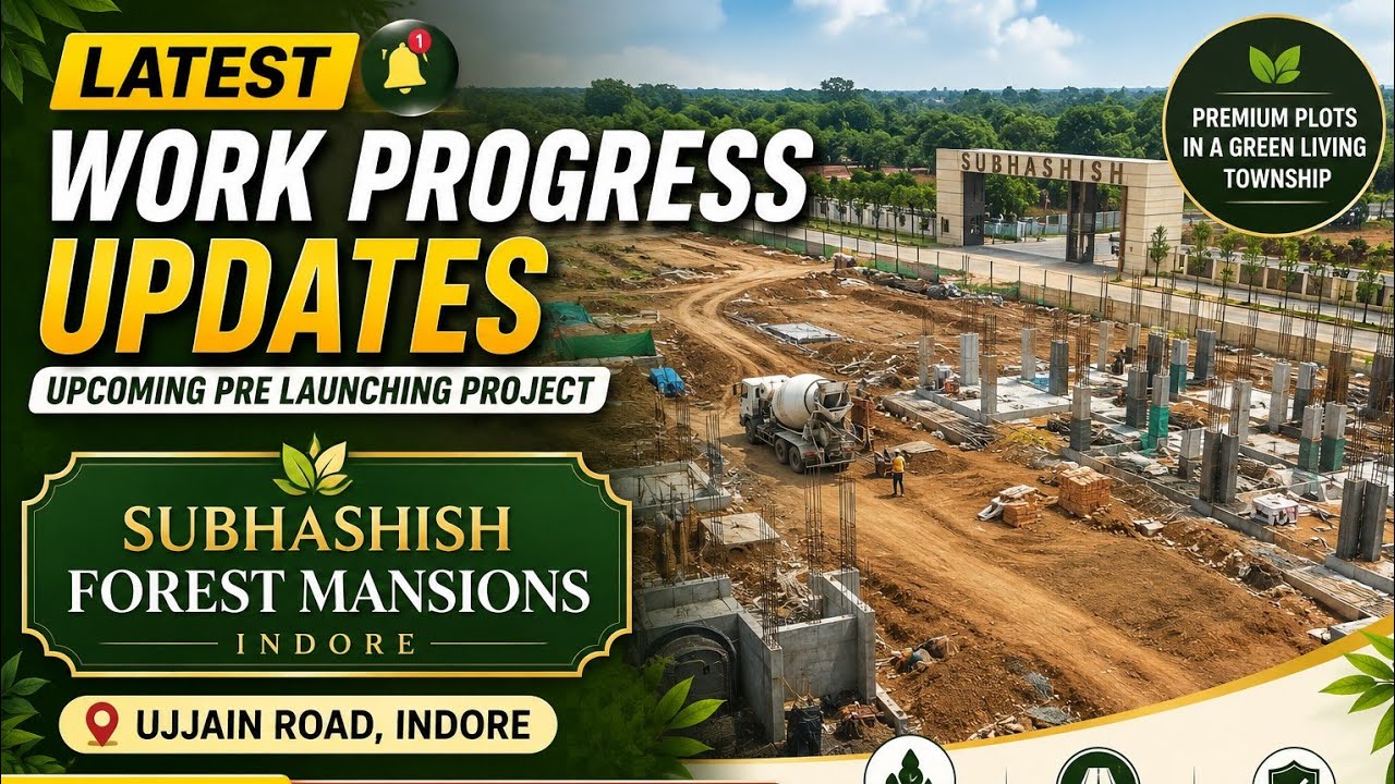 Subhashish Forest Mansions Indore | Предстоящий проект на этапе предварительного запуска | Дорога...