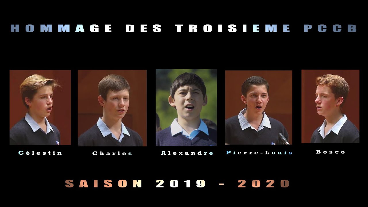 Hommage 3ème PCCB 2019 - 2020