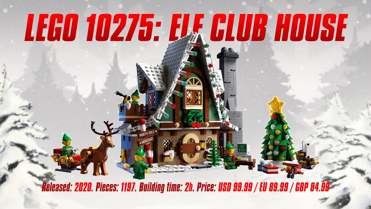 LEGO 10275: Elf Club House: Speed Build & Review 🧝🌟