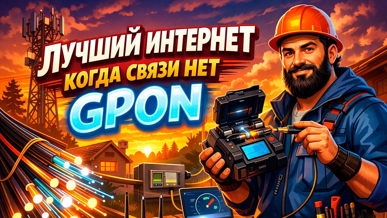 ЛУЧШИЙ ИНТЕРНЕТ В 2026 ГОДУ (GPON)!