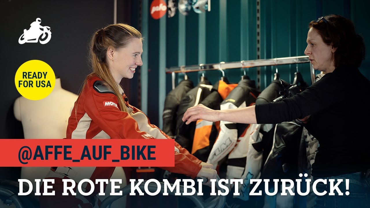@affeaufbike bei POLO - Eine neue rote Kombi für Amerika
