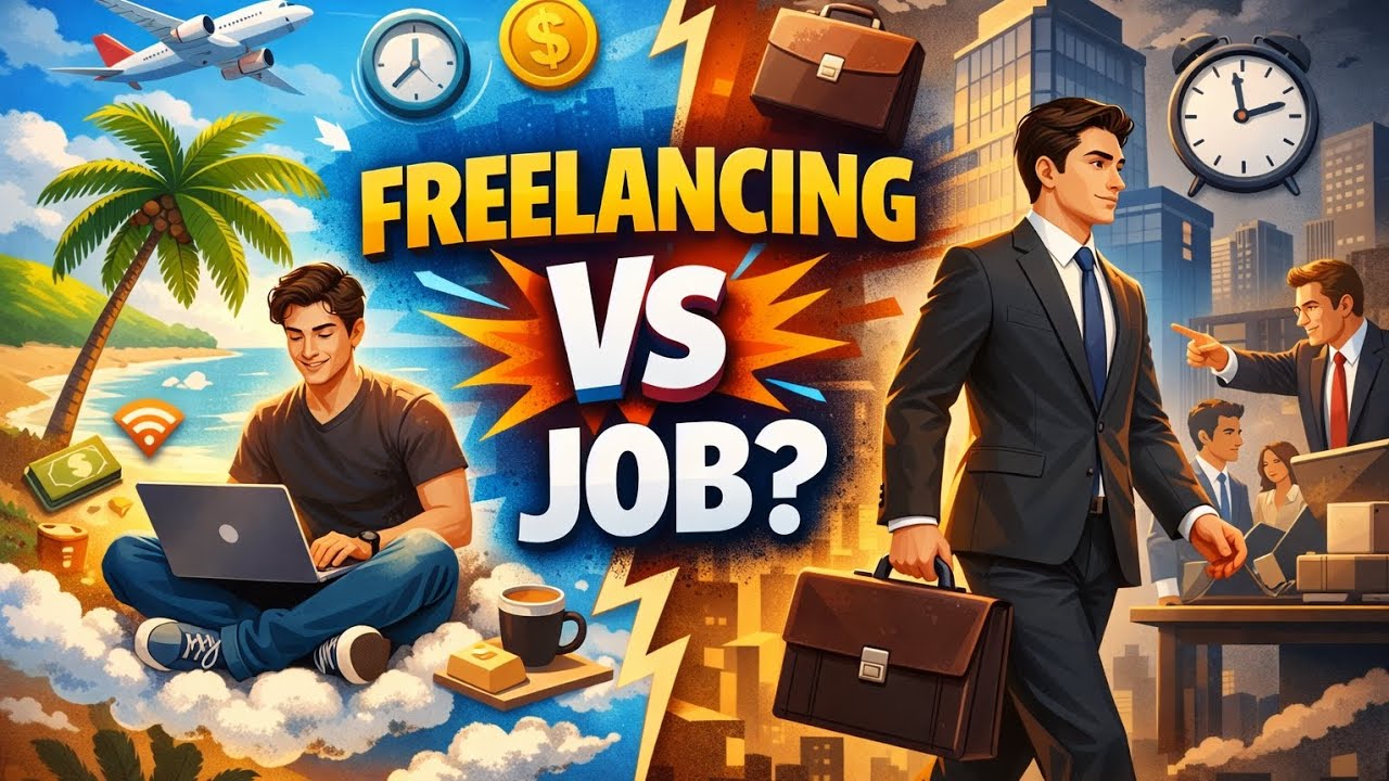 Job ya Freelancing? Sachai Jo Koi Nahi Batata