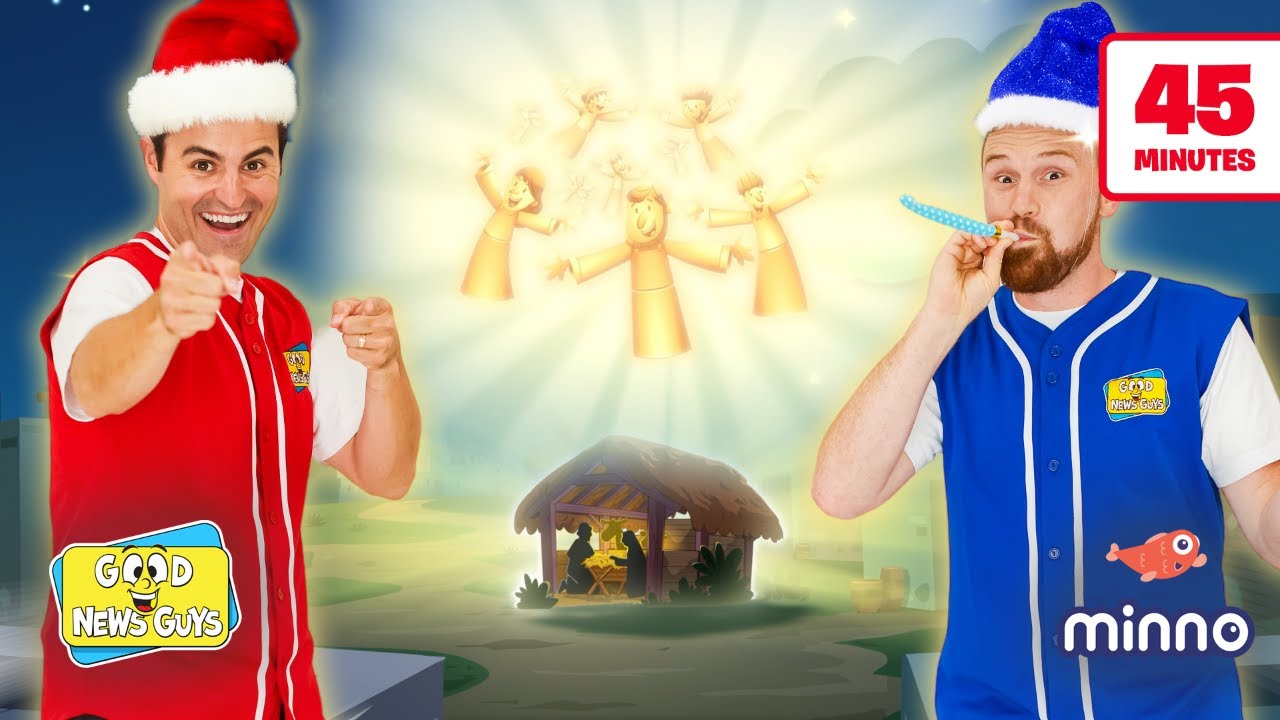 Let's Celebrate the BIRTH OF JESUS! 🎄 9 Kids Christmas Songs & the Story of Jesus' Birth