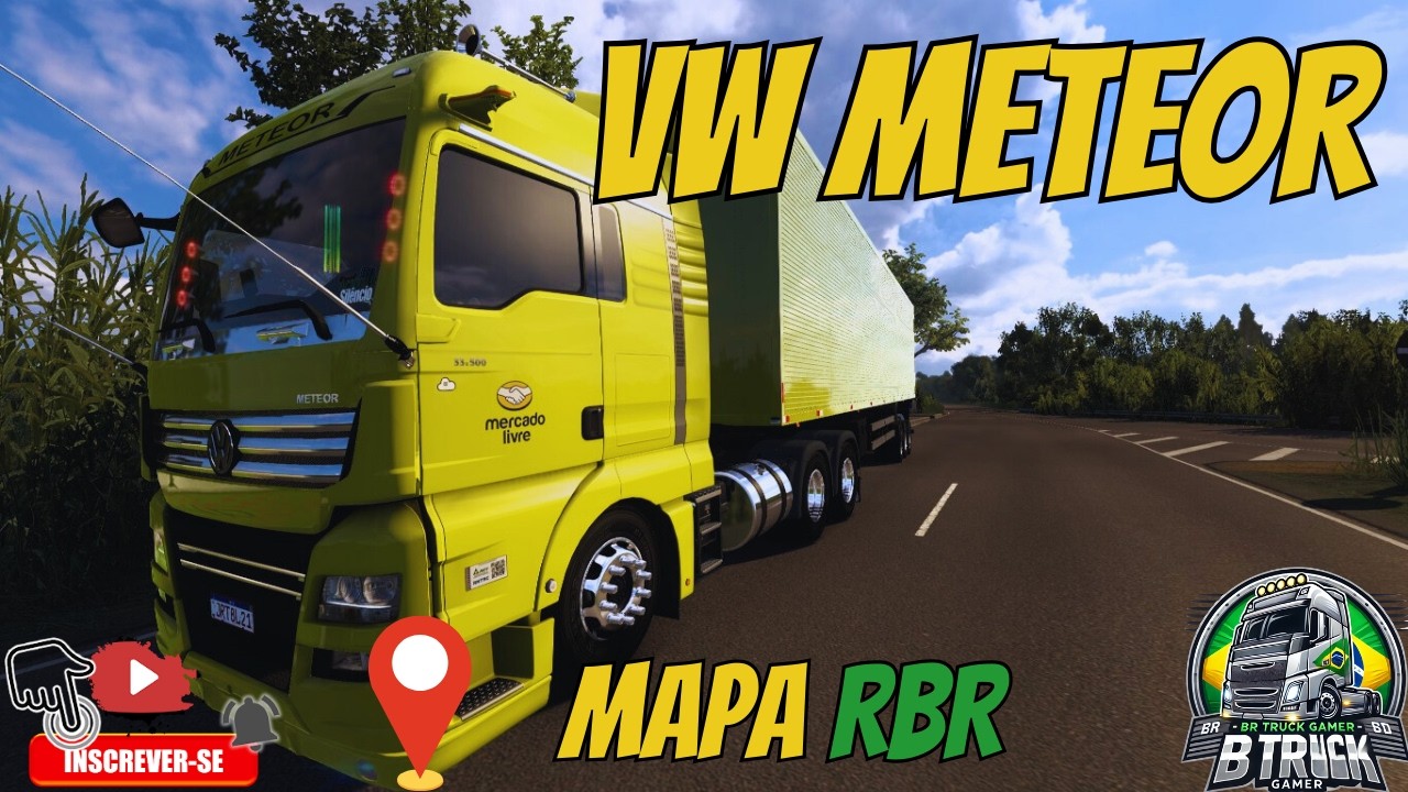 🔥 VW METEOR NA ESTRADA! POTÊNCIA E MODERNIDADE NO TRECHO BRASILEIRO | ETS2 🚛🔥