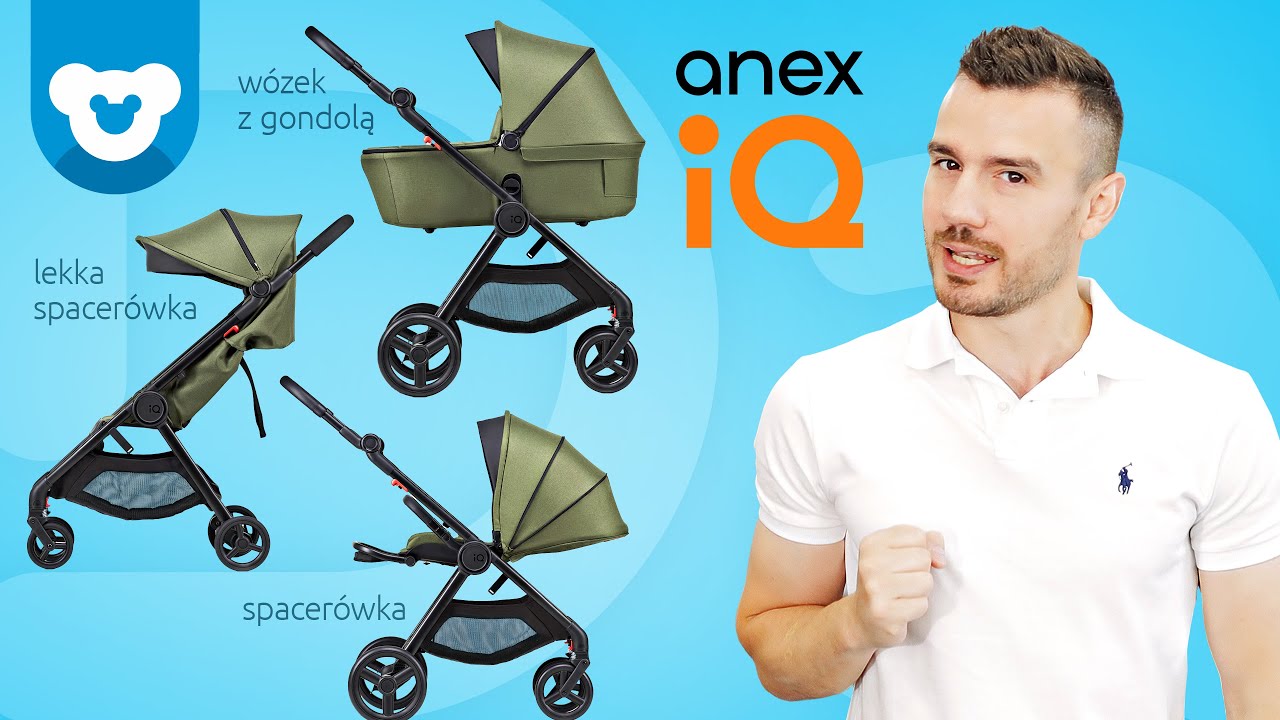 Anex iQ recenzja wózka od dawidam.pl • wózek dziecięcy 2w1 • lekka spacerówka