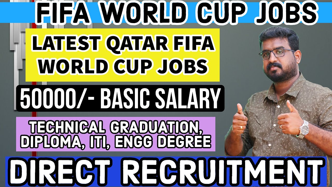 FIFA WORLD CUP QATAR JOBS 2022 Latest gulf Jobs #Fifa_world_cup_2022 Jobs in Qatar Fifa world cup