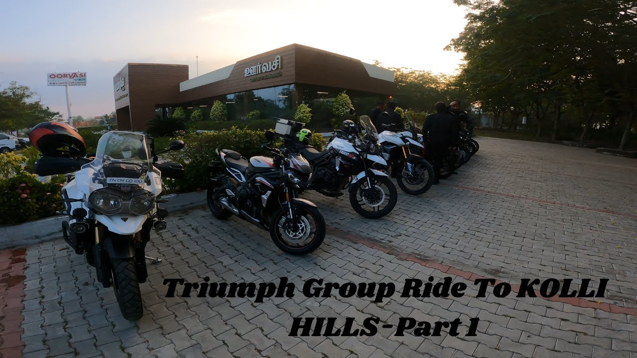 Chennai To Kolli Hills In Trident 660 - Started from showroom | Tamil Vlog | Part 1 | STV