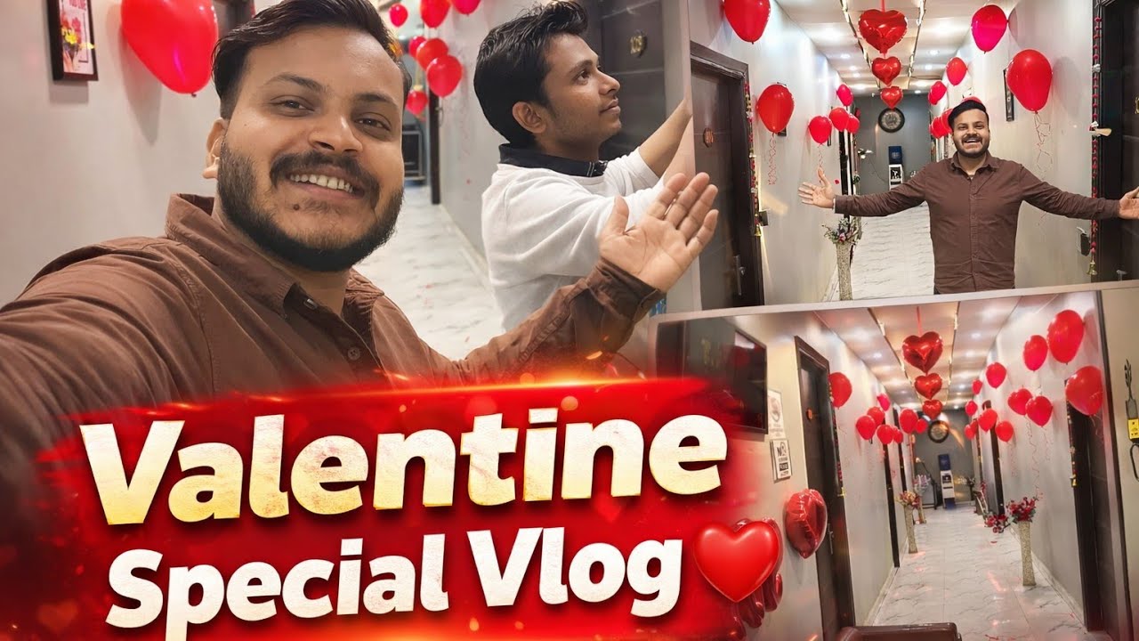 Valentine Special Vlog 💕😍Hotel Pe 