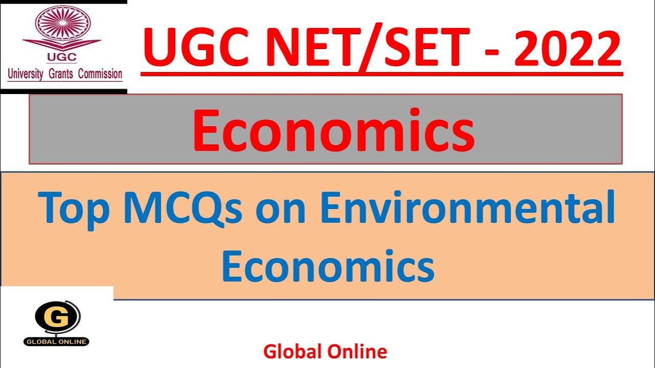UGC NET 2022 | Economics | MCQs on Environmental Economics | Crash Course