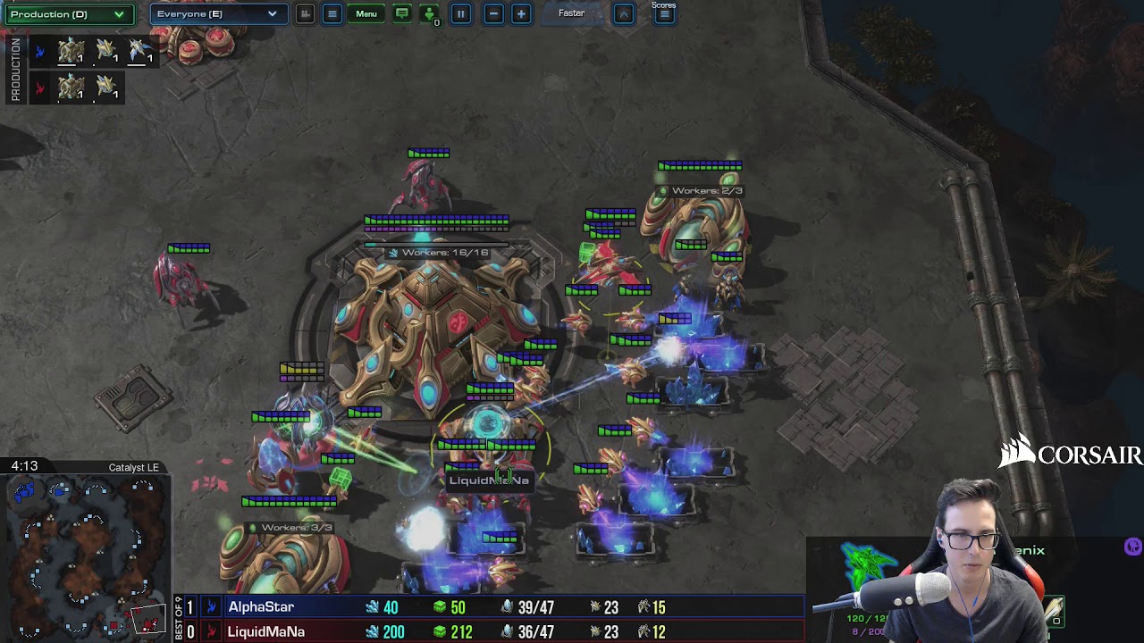 Deepmind Showmatch: AlphaStar vs MaNa - Game 2