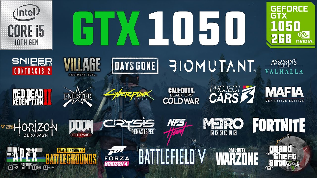 GTX 1050 Test in 25 Games in 2021