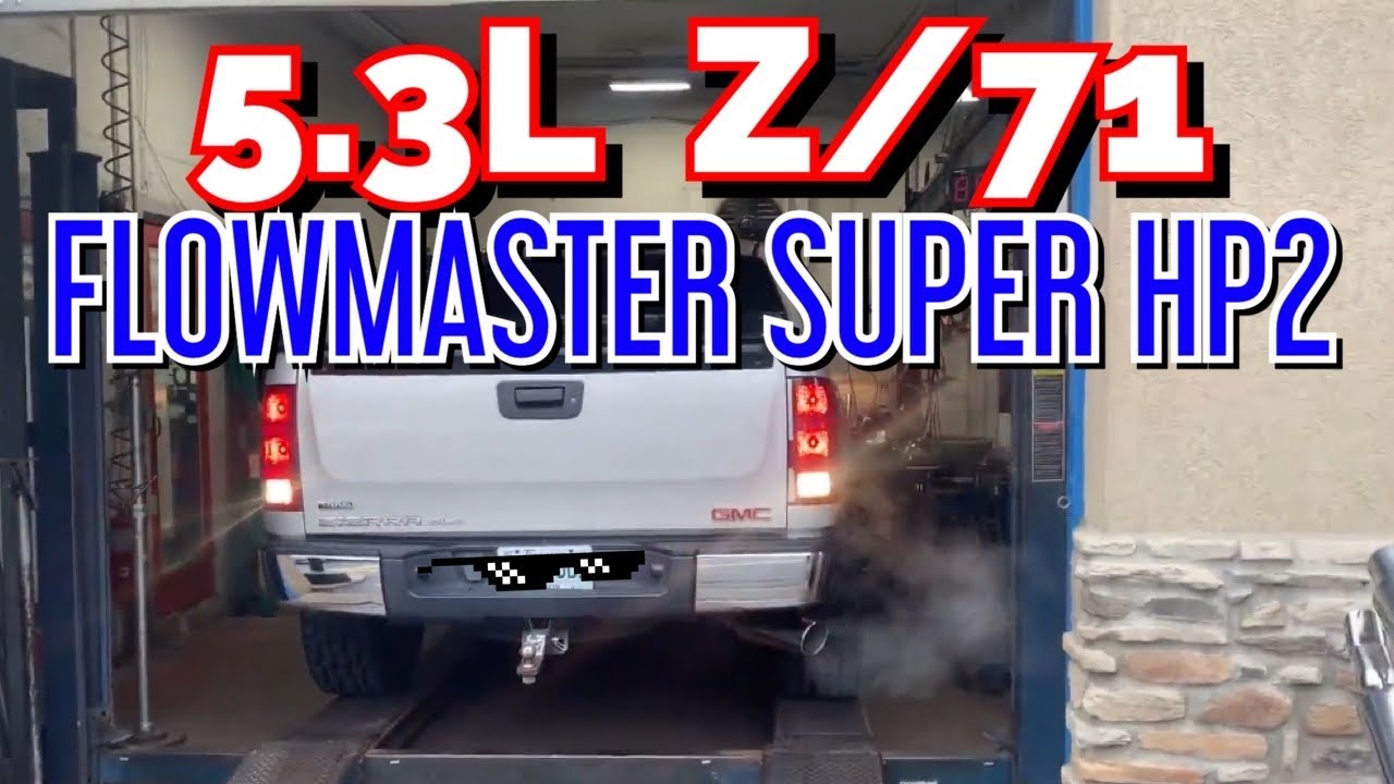 2009 GMC Sierra Z/71 5.3L V8 EXHAUST w/ FLOWMASTER SUPER HP2!