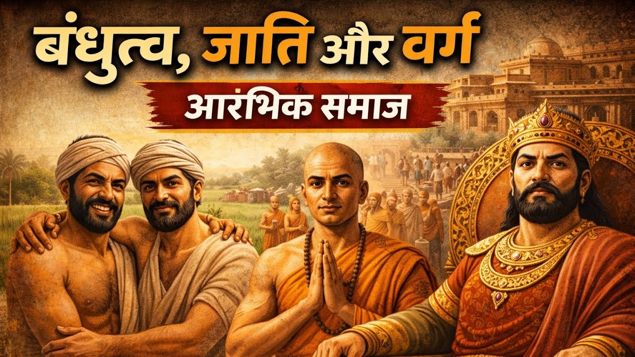 Class 12 History Ch-3 बंधुत्व, जाति तथा वर्ग 🔥 Kinship, Caste & Class | Animation | Hindi