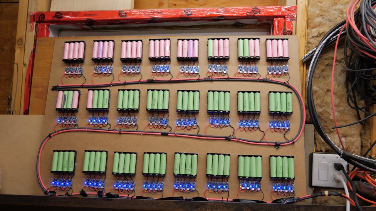96 Cell 18650 Battery Charger