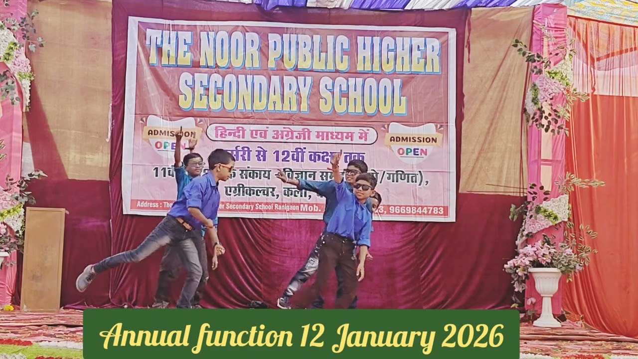 Dil na diya//dance performance annual function by The Noor public school Ranigaon 12 jan. 2026