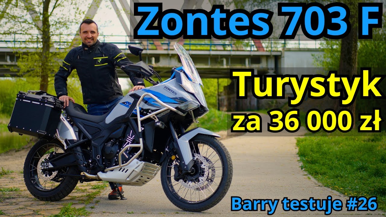 Zontes 703 F [PREMIERA 2025] Test, opinie, wrażenia z jazdy | Barry testuje #26