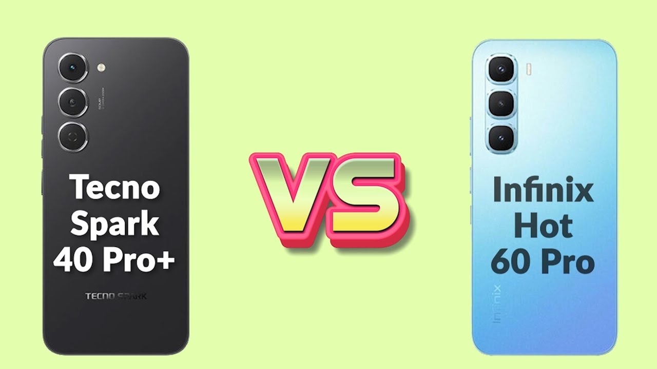 tecno spark 40 pro+ vs infinix hot 60 pro