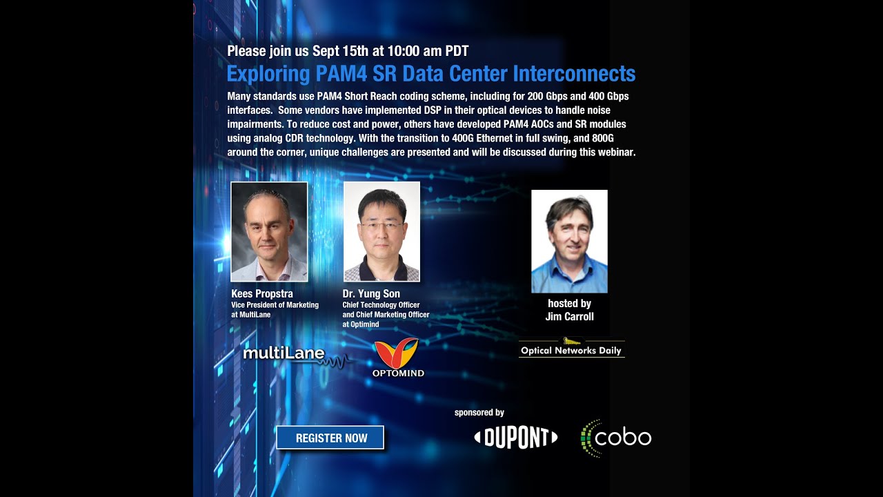 Exploring PAM4 SR Data Center Interconnects