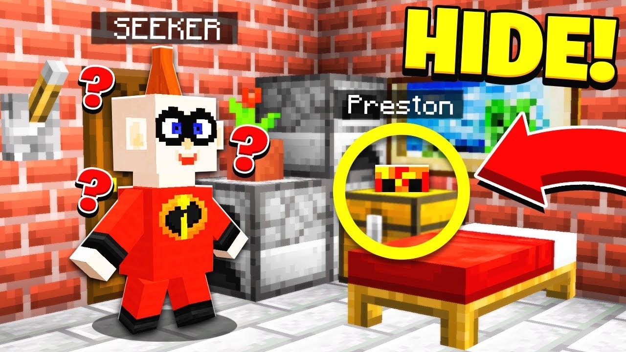 THE BEST HIDING SPOT! | The Incredibles 2 HIDE & SEEK! - Minecraft Mods