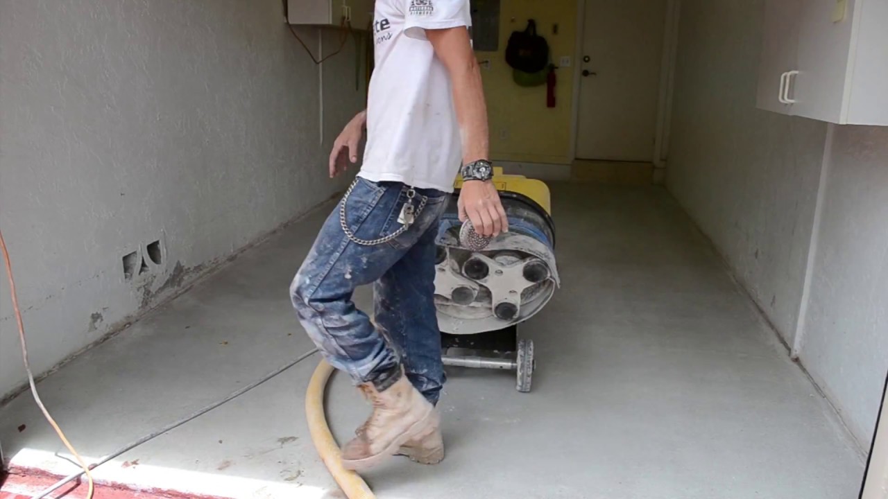 How to Operate a Concrete Genie Floor Grinder (Part 2) | #xps #concretegenie #grindingmachine