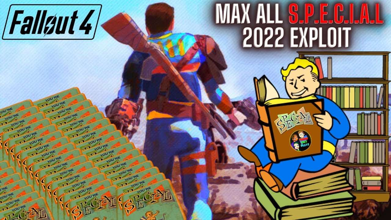 🟡 Fallout 4 - Max out ALL S.P.E.C.I.A.L Attributes! Working Duplication Glitch June 2022!
