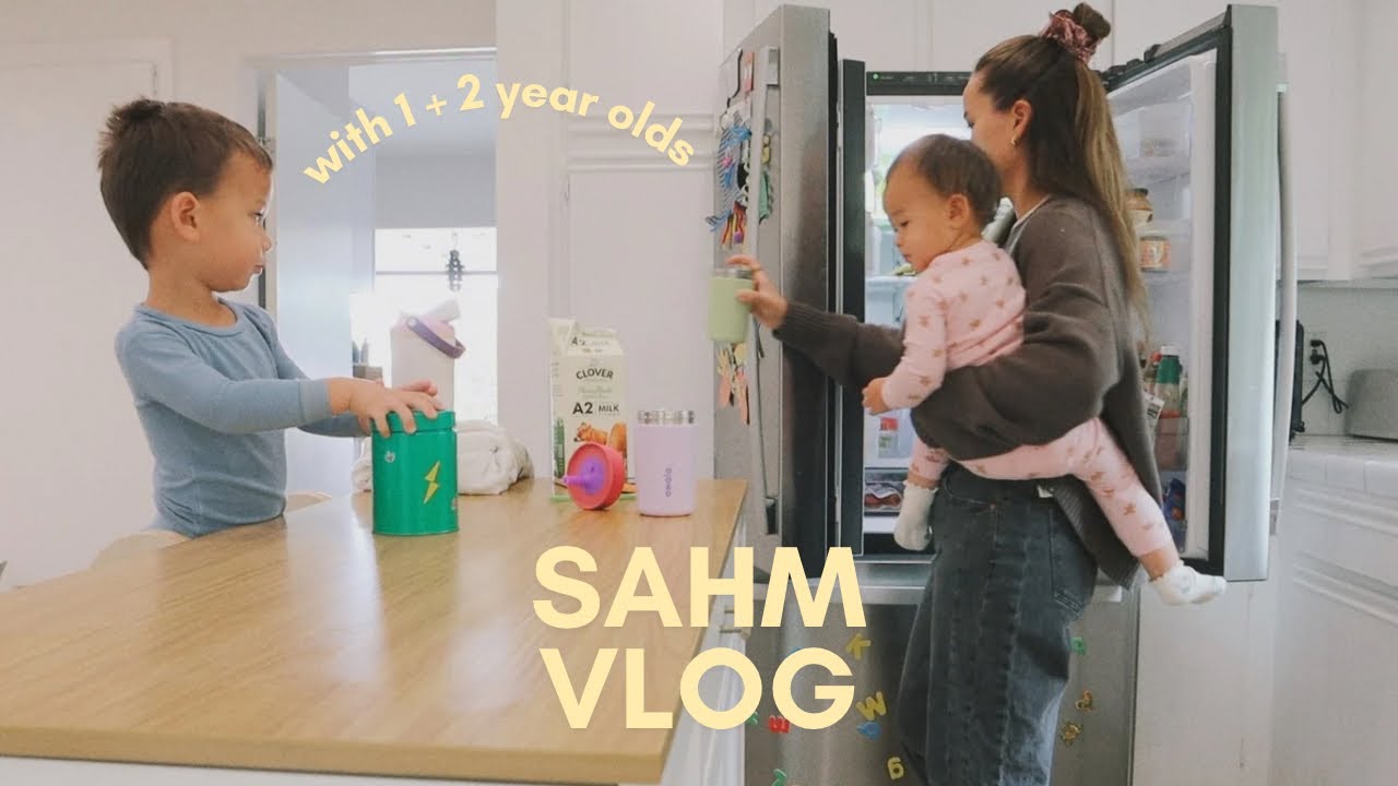 SAHM VLOG с двумя малышами: медленное утро, любимая игрушка для малышей, выбор цельных продуктов,...