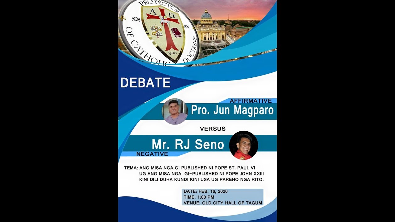 JUN MAGPARO VS RJ SENO DEBATE