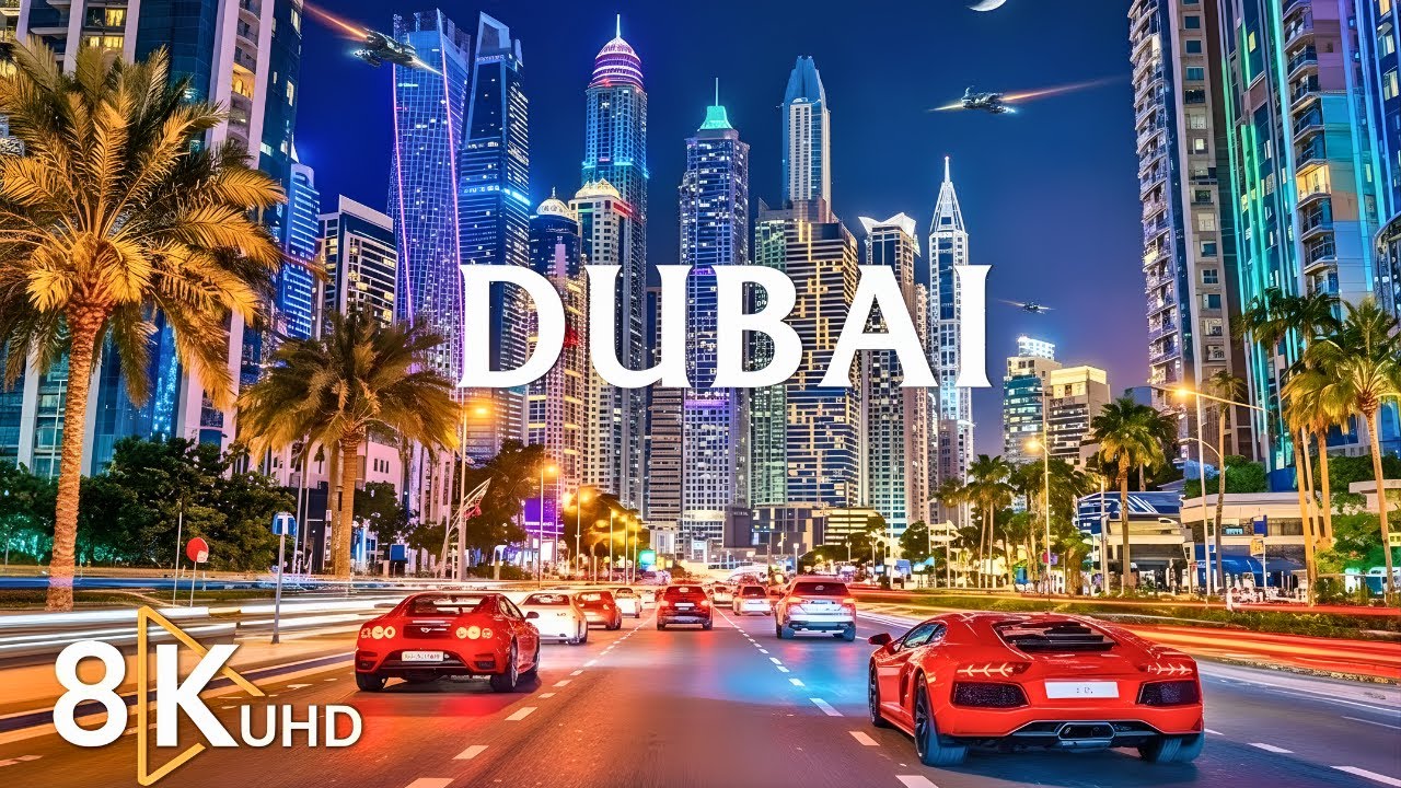 Most Futuristic City on Earth 🇦🇪  with Relaxing Piano Music ✈️ (Dubai 8K Tour)