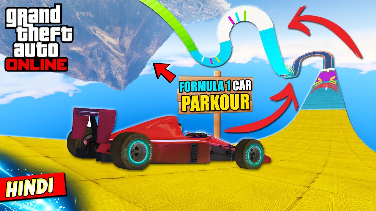 GTA 5 : FUNNIEST INSANE RAMP F1 PARKOUR RACE (Funniest F1 EVER)🏎💨