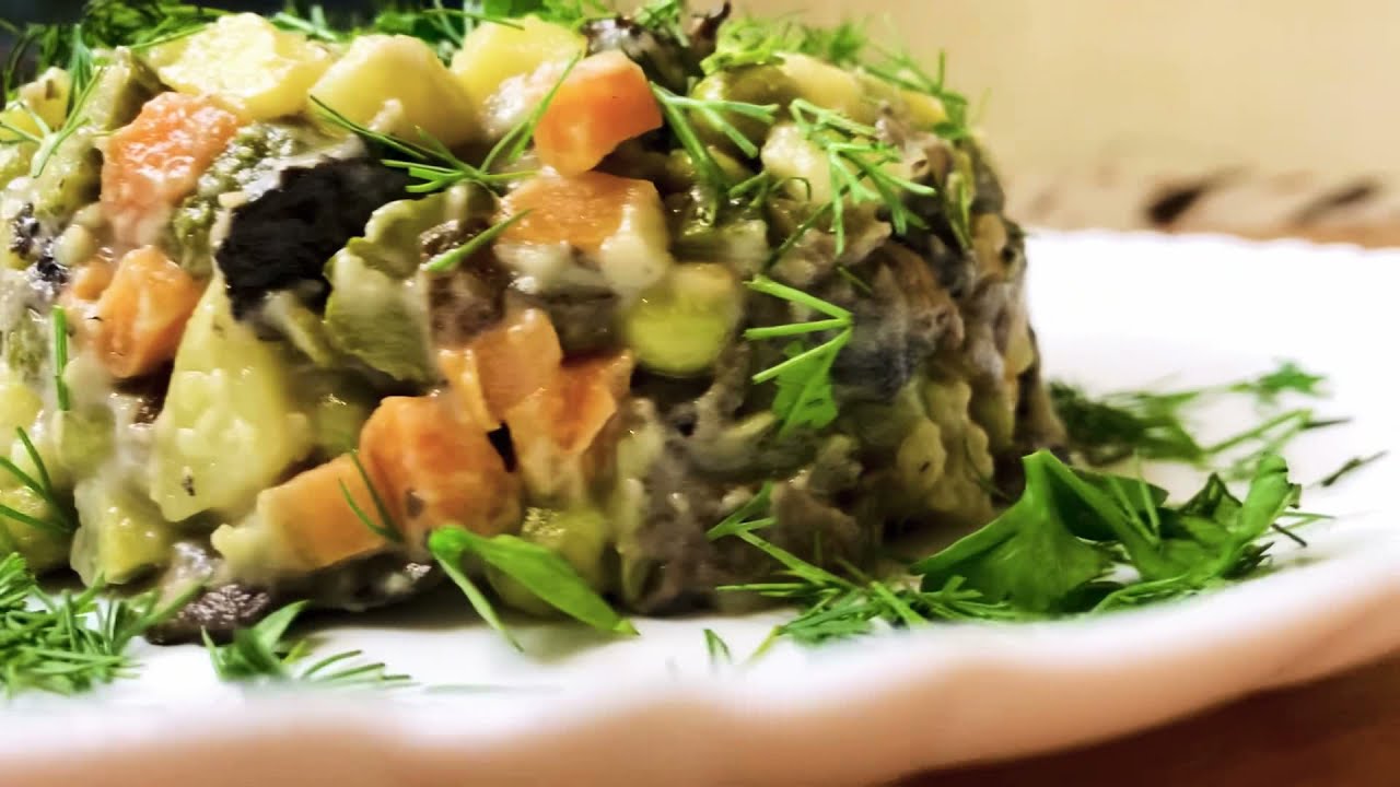 ПОСТНЫЙ ОЛИВЬЕ. Вкусный и сытный салат к постному столу. И не только!..