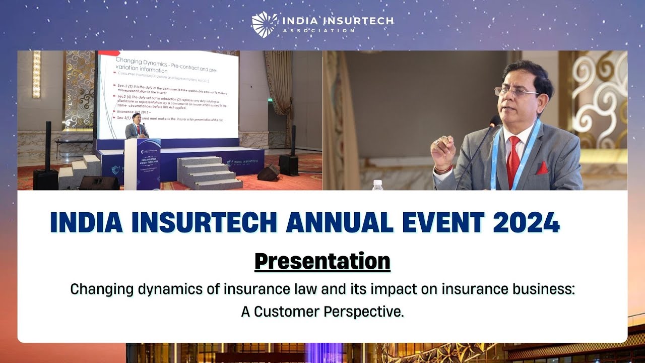 Changing Dynamics of Insurance Law: Insights from Dr. Abhijit Chattoraj | IIA Annual Event 2024