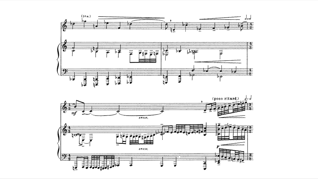 Rodion Shchedrin - Three Solfeggios (1965) [Score-Video]