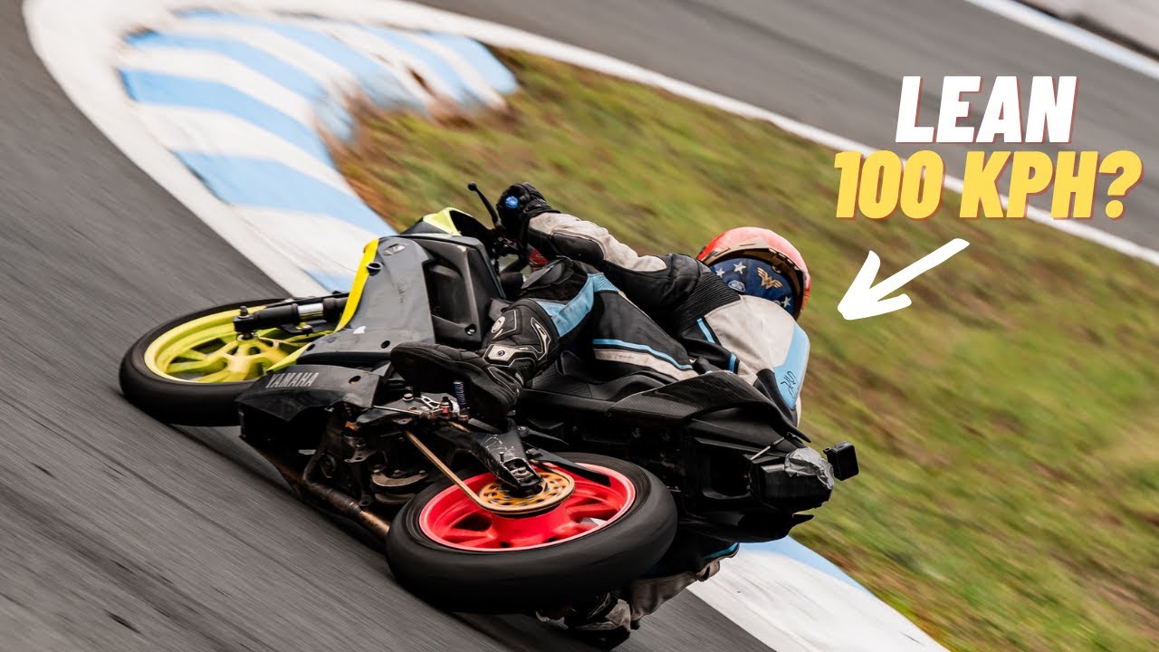 Yamaha R15 on race track