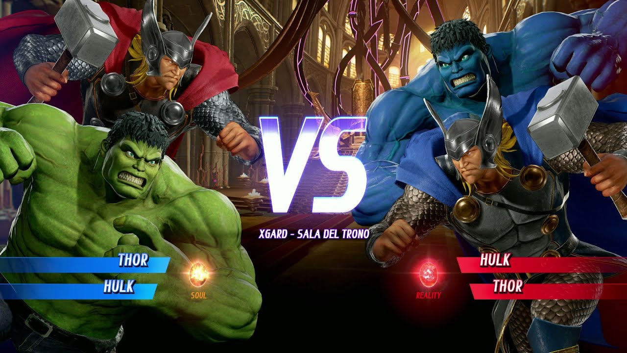 Thor Vs Hulk - Marvel vs. Capcom Infinite