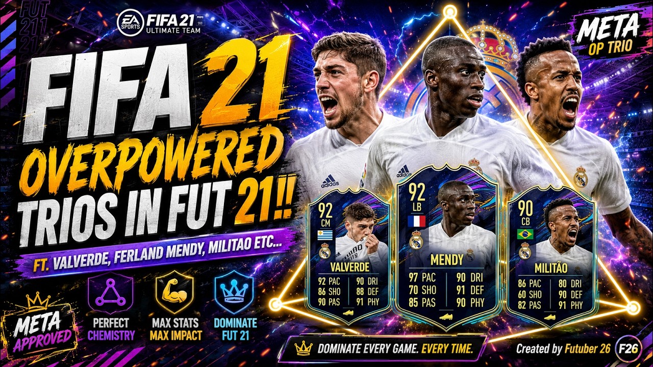FIFA 21 | OVERPOWERED TRIOS IN FUT 21!! FT. VALVERDE, MENDY, MILITAO ETC... (FIFA 21)