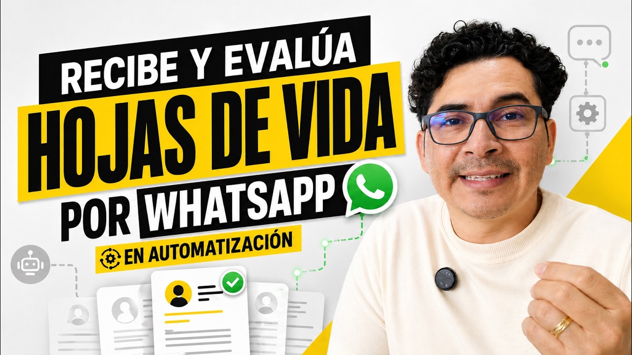 ⚙️Cómo automatizar la evaluación de hojas de vida herramienta para recursos humanos Manychat y Make