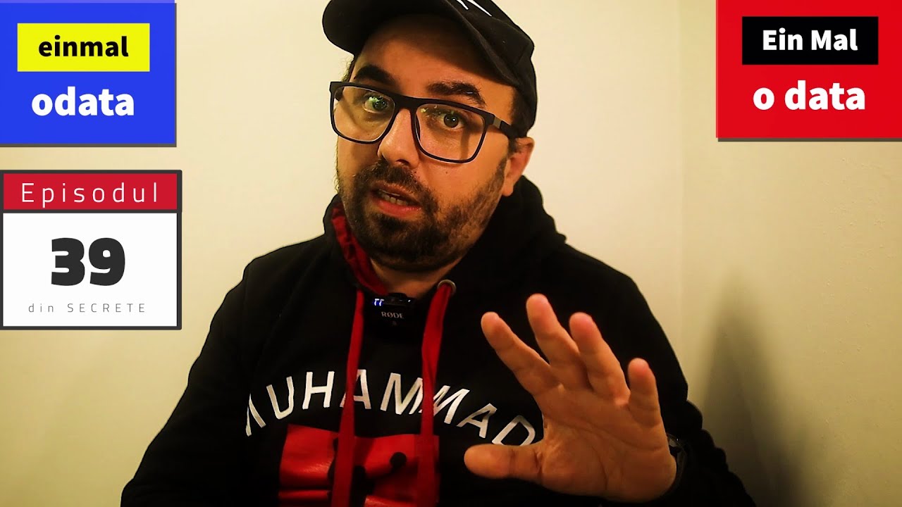 Ep 39.  Ein Mal  sau  einmal la limba GERMANA. Impreuna sau despartit?