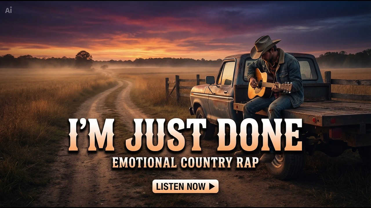 I’m Just Done | Gritty Country Rap Song (Raw & Real)